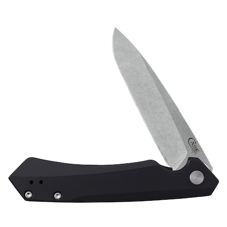 Knife, Case Black Anodized Aluminum Kinzua With Spear S35VN Blade